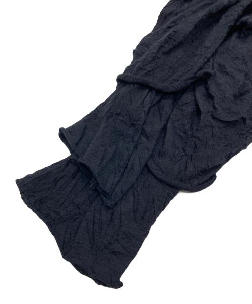 IROFUSI（イロフシ）IROFUSI (イロフシ) 二重シワ加工セーター ブラック サイズ:下記参照の古着・服飾アイテム