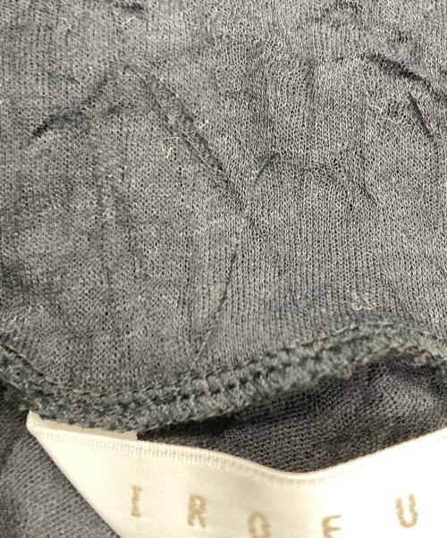 IROFUSI（イロフシ）IROFUSI (イロフシ) 二重シワ加工セーター ブラック サイズ:下記参照の古着・服飾アイテム