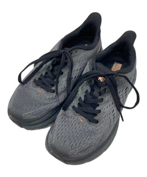 HOKA（ホカ）HOKA (ホカ) W Clifton 8 ローカットスニーカー グレー サイズ:22.5の古着・服飾アイテム
