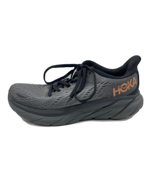 HOKA（ホカ）HOKA (ホカ) W Clifton 8 ローカットスニーカー グレー サイズ:22.5の古着・服飾アイテム