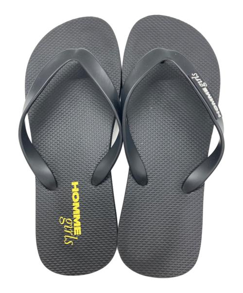 HOMME girls（オムガールズ）HOMME girls (オムガールズ) BEACH SANDAL ブラック サイズ:Lの古着・服飾アイテム