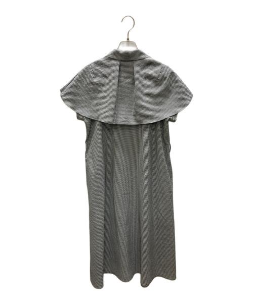 BEATRICE（ベアトリス）BEATRICE (ベアトリス) サッカーリボンベルトワンピース ブラック×ホワイト サイズ:SIZE 38の古着・服飾アイテム