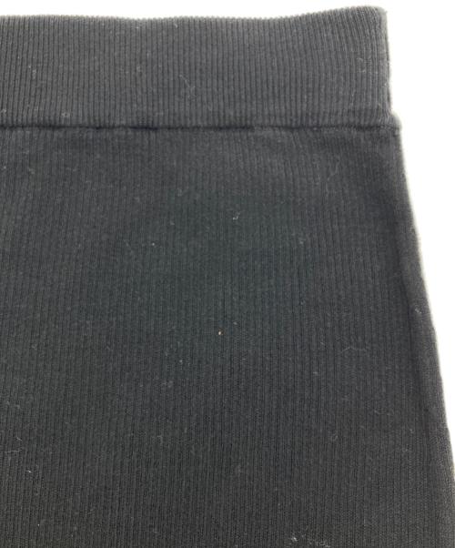 Curensology（カレンソロジー）Curensology (カレンソロジー) コットンリブタイトスカート ブラック サイズ:SIZE Free 未使用品の古着・服飾アイテム