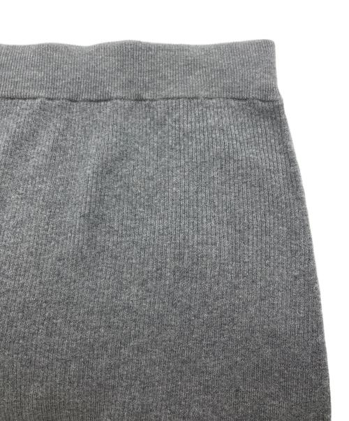Curensology（カレンソロジー）Curensology (カレンソロジー) コットンリブタイトスカート グレー サイズ:SIZE Free 未使用品の古着・服飾アイテム