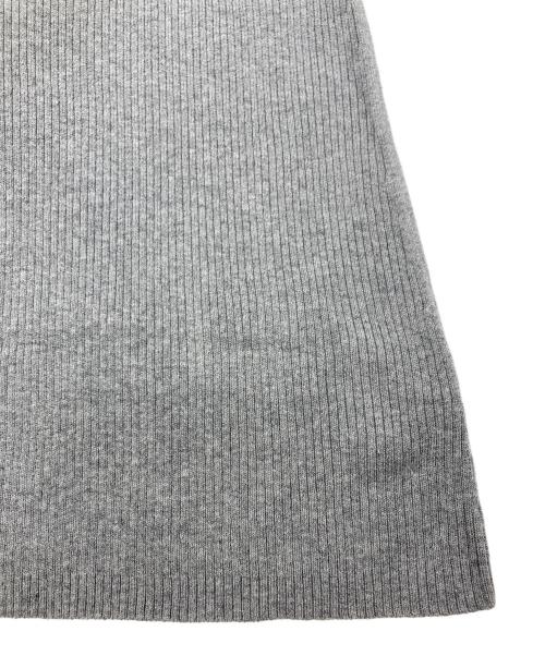 Curensology（カレンソロジー）Curensology (カレンソロジー) コットンリブタイトスカート グレー サイズ:SIZE Free 未使用品の古着・服飾アイテム