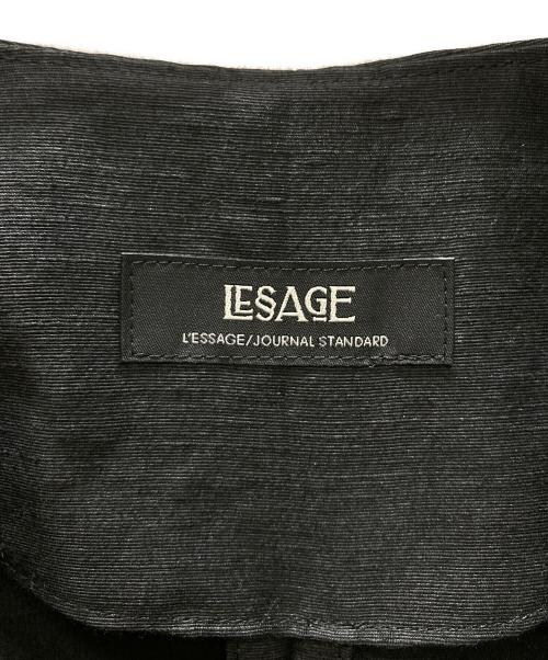 journal standard L'essage（ジャーナルスタンダード レサージュ）journal standard L'essage (ジャーナルスタンダード レサージュ) LINOオーナメントジャケット ブラック サイズ:下記参照の古着・服飾アイテム