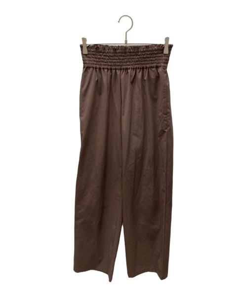 JOURNAL STANDARD（ジャーナルスタンダード）JOURNAL STANDARD (ジャーナルスタンダード) リネンナイロンストレッチワイドパンツ ブラウン サイズ:SIZE 36の古着・服飾アイテム