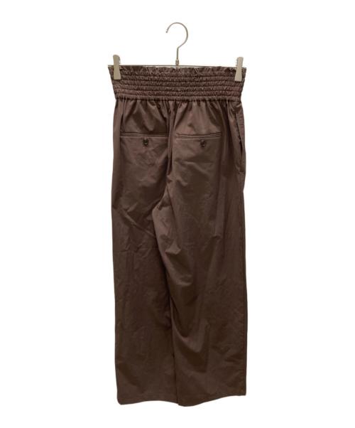 JOURNAL STANDARD（ジャーナルスタンダード）JOURNAL STANDARD (ジャーナルスタンダード) リネンナイロンストレッチワイドパンツ ブラウン サイズ:SIZE 36の古着・服飾アイテム