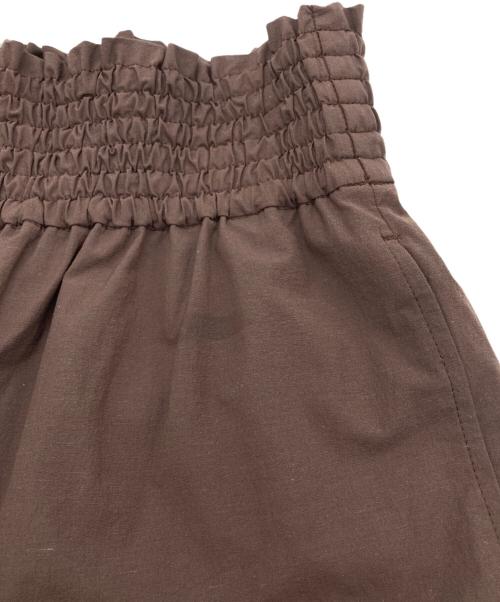 JOURNAL STANDARD（ジャーナルスタンダード）JOURNAL STANDARD (ジャーナルスタンダード) リネンナイロンストレッチワイドパンツ ブラウン サイズ:SIZE 36の古着・服飾アイテム