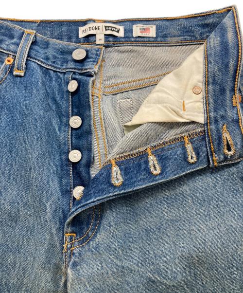 LEVI'S（リーバイス）LEVI'S (リーバイス) RE/DONE (リダン) 再構築デニムパンツ インディゴ サイズ:SIZE 24の古着・服飾アイテム