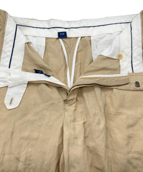 POLO RALPH LAUREN（ポロ・ラルフローレン）POLO RALPH LAUREN (ポロ・ラルフローレン) シルクリネン2タックショーツ ベージュ サイズ:38の古着・服飾アイテム
