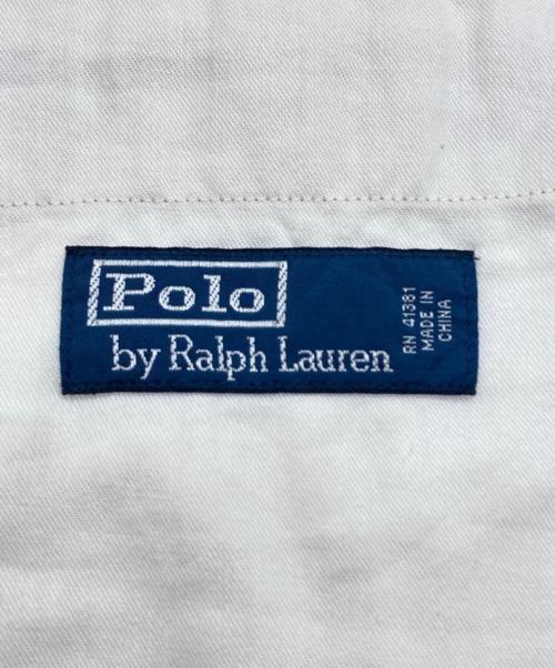 POLO RALPH LAUREN（ポロ・ラルフローレン）POLO RALPH LAUREN (ポロ・ラルフローレン) シルクリネン2タックショーツ ベージュ サイズ:38の古着・服飾アイテム