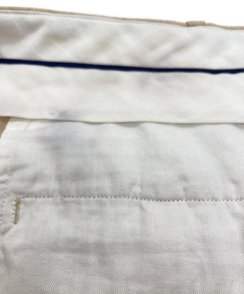 POLO RALPH LAUREN（ポロ・ラルフローレン）POLO RALPH LAUREN (ポロ・ラルフローレン) シルクリネン2タックショーツ ベージュ サイズ:38の古着・服飾アイテム