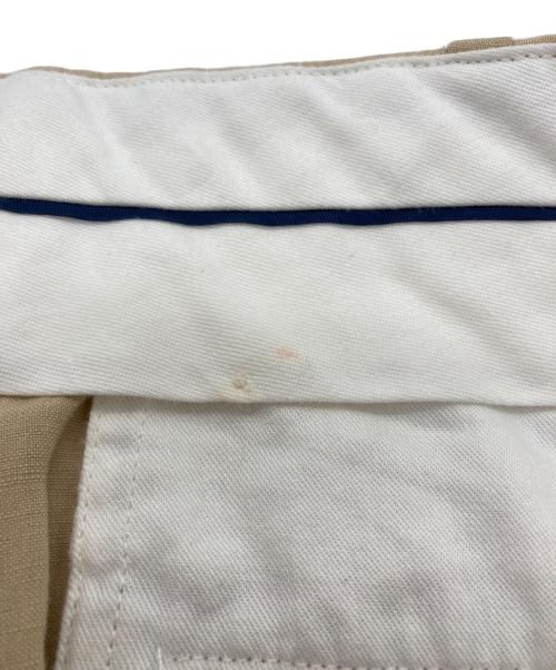 POLO RALPH LAUREN（ポロ・ラルフローレン）POLO RALPH LAUREN (ポロ・ラルフローレン) シルクリネン2タックショーツ ベージュ サイズ:38の古着・服飾アイテム