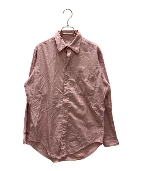 BROOKS BROTHERS（ブルックスブラザーズ）BROOKS BROTHERS (ブルックスブラザーズ) 6ボタン makers ストライプシャツ レッド サイズ:15-2の古着・服飾アイテム