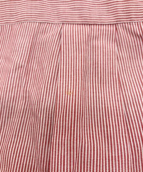 BROOKS BROTHERS（ブルックスブラザーズ）BROOKS BROTHERS (ブルックスブラザーズ) 6ボタン makers ストライプシャツ レッド サイズ:15-2の古着・服飾アイテム