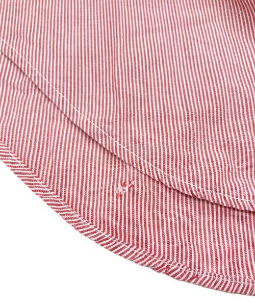 BROOKS BROTHERS（ブルックスブラザーズ）BROOKS BROTHERS (ブルックスブラザーズ) 6ボタン makers ストライプシャツ レッド サイズ:15-2の古着・服飾アイテム