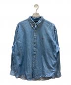 RALPH LAURENラルフローレン）の古着「BLAIRE ボタンダウン デニムシャツ」｜インディゴ