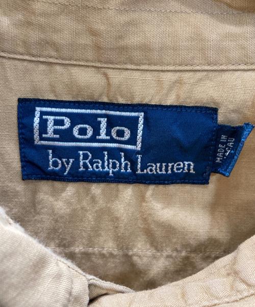 RALPH LAUREN（ラルフローレン）RALPH LAUREN (ラルフローレン) サソリ刺繍 ワークシャツ ベージュ サイズ:SIZE Lの古着・服飾アイテム