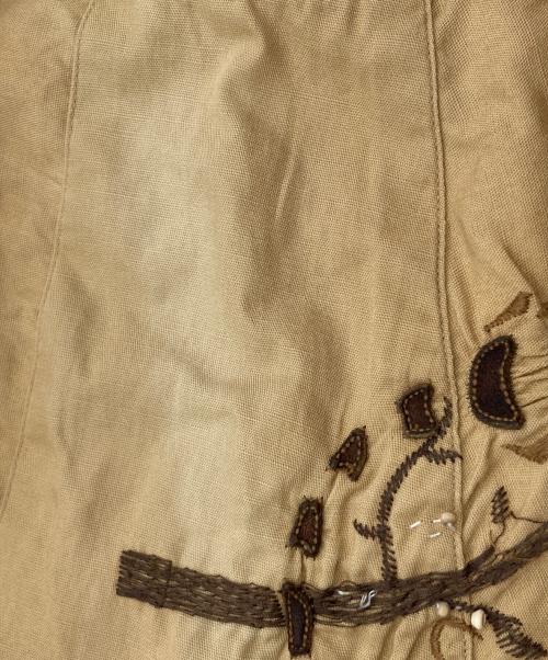 RALPH LAUREN（ラルフローレン）RALPH LAUREN (ラルフローレン) サソリ刺繍 ワークシャツ ベージュ サイズ:SIZE Lの古着・服飾アイテム