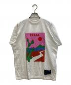 PRADAプラダ）の古着「Cuctus T-Shirt プリントTシャツ」｜ホワイト