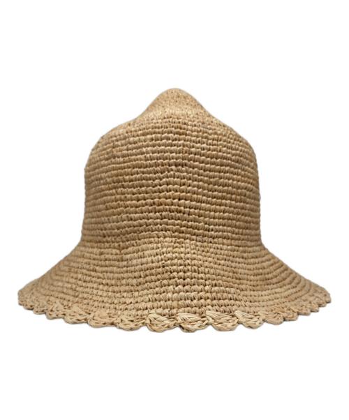 POLO RALPH LAUREN（ポロ・ラルフローレン）POLO RALPH LAUREN (ポロ・ラルフローレン) ラフィアハット ベージュの古着・服飾アイテム