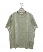 marimekkoマリメッコ）の古着「Erna relaxed Unikko Placement Tシャツ」｜グリーン