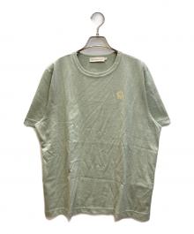 marimekko（マリメッコ）の古着「Erna relaxed Unikko Placement Tシャツ」｜グリーン
