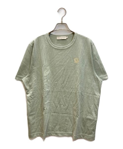 marimekko（マリメッコ）marimekko (マリメッコ) Erna relaxed Unikko Placement Tシャツ グリーン サイズ:Mの古着・服飾アイテム