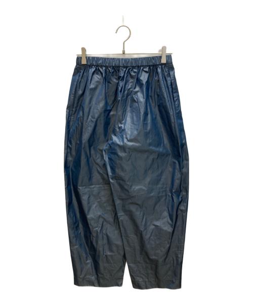 LOEFF（ロエフ）LOEFF (ロエフ) グロッシー タフタ クロップドパンツ ネイビー サイズ:1の古着・服飾アイテム