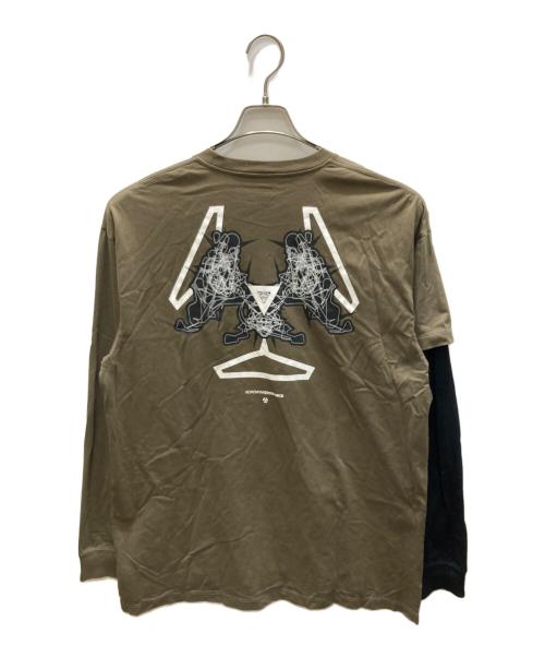 ACRONYM（アクロニウム）ACRONYM (アクロニウム) Organic Cotton Long Sleeve T-shirt オリーブ サイズ:Mの古着・服飾アイテム
