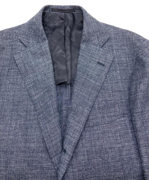 SHIPS（シップス）SHIPS (シップス) REDA生地 リネン混テーラードジャケット ネイビー サイズ:SIZE 42の古着・服飾アイテム