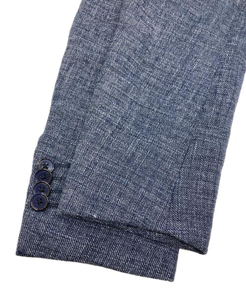 SHIPS（シップス）SHIPS (シップス) REDA生地 リネン混テーラードジャケット ネイビー サイズ:SIZE 42の古着・服飾アイテム