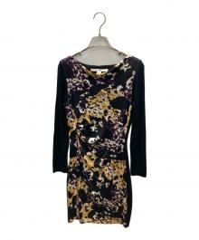 DIANE VON FURSTENBERG（ダイアンフォンファステンバーグ）の古着「シルクジャージーワンピース」｜ブラック