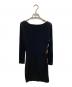 DIANE VON FURSTENBERG (ダイアンフォンファステンバーグ) シルクジャージーワンピース ブラック サイズ:下記参照：5000円