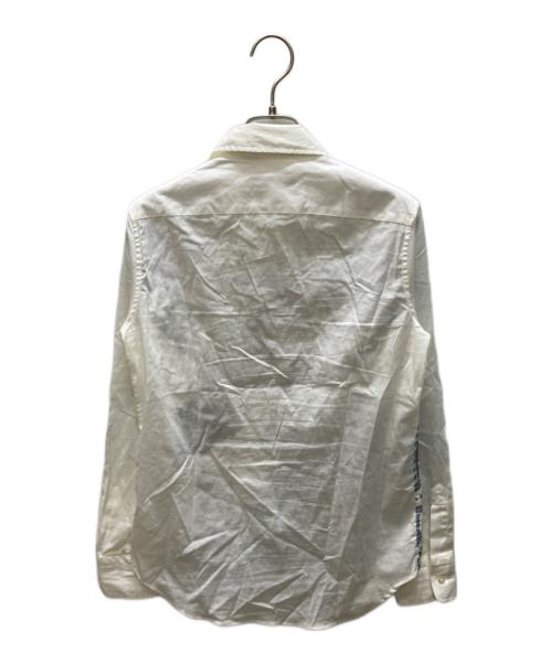 ETRO（エトロ）ETRO (エトロ) ピンタックプリントシャツ ホワイト サイズ:40の古着・服飾アイテム