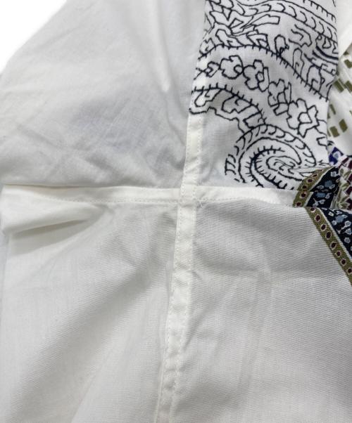 ETRO（エトロ）ETRO (エトロ) ピンタックプリントシャツ ホワイト サイズ:40の古着・服飾アイテム