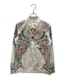 ETRO（エトロ）の古着「ペイズリー柄プリントシャツ」｜ホワイト