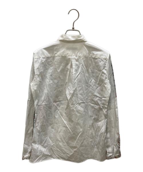 ETRO（エトロ）ETRO (エトロ) ペイズリー柄プリントシャツ ホワイト サイズ:40の古着・服飾アイテム