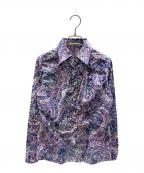 ETROエトロ）の古着「総柄シャツ」｜パープル
