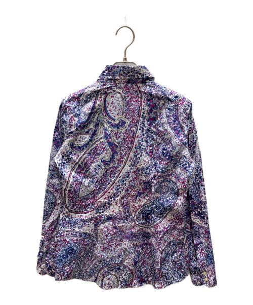 ETRO（エトロ）ETRO (エトロ) 総柄シャツ パープル サイズ:42の古着・服飾アイテム