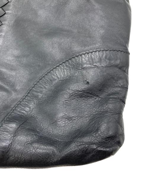 BOTTEGA VENETA（ボッテガベネタ）BOTTEGA VENETA (ボッテガベネタ) イントレチャート 2way トートバッグ ブラックの古着・服飾アイテム