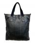 BOTTEGA VENETA（ボッテガベネタ）の古着「イントレチャート 2way トートバッグ」｜ブラック