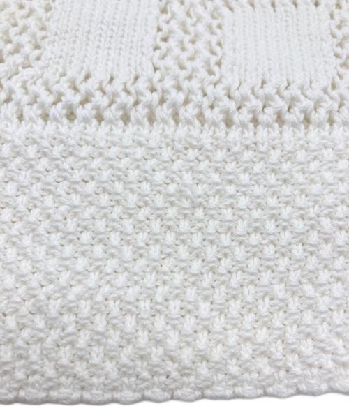 ZIMMERMANN（ジマーマン）ZIMMERMANN (ジマーマン) ニットポロシャツ ホワイト サイズ:下記参照の古着・服飾アイテム