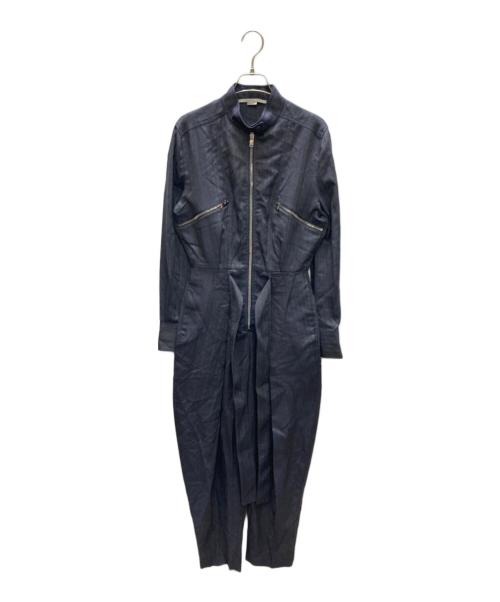 STELLA McCARTNEY（ステラマッカートニー）STELLA McCARTNEY (ステラマッカートニー) ヘリンボーンジャンプスーツ ネイビー サイズ:SIZE 34の古着・服飾アイテム