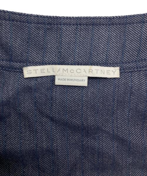 STELLA McCARTNEY（ステラマッカートニー）STELLA McCARTNEY (ステラマッカートニー) ヘリンボーンジャンプスーツ ネイビー サイズ:SIZE 34の古着・服飾アイテム