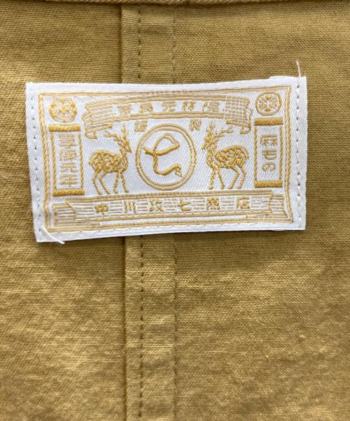 中川政七商店（ナカガワマサシチショウテン）中川政七商店 (ナカガワマサシチショウテン) はっぴコート ベージュ サイズ:Lサイズの古着・服飾アイテム