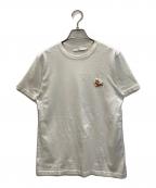 maison kitsuneメゾンキツネ）の古着「CHILLAX FOX PATCH CLASSIC TEE-SHIRT」｜ホワイト