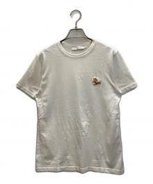 maison kitsune（メゾンキツネ）の古着「CHILLAX FOX PATCH CLASSIC TEE-SHIRT」｜ホワイト
