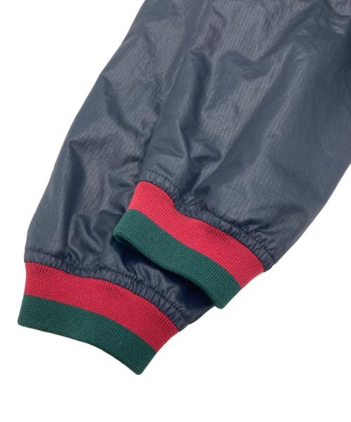 GUCCI（グッチ）GUCCI (グッチ) ボタンアップフーデッドナイロンジャケット ブラック サイズ:SIZE 50の古着・服飾アイテム